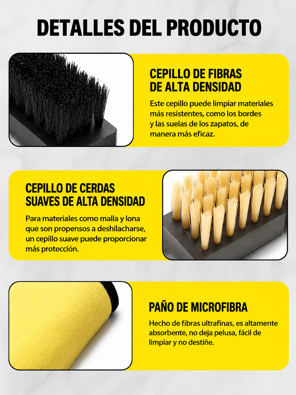 Espuma Limpiadora para Zapatillas – Limpieza en Seco sin Agua 150 ml + Cepillo y Paño