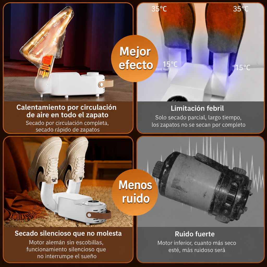 # DryStep™ — Secador Inteligente de Calzado