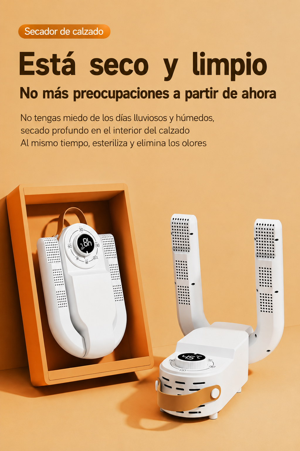 # DryStep™ — Secador Inteligente de Calzado