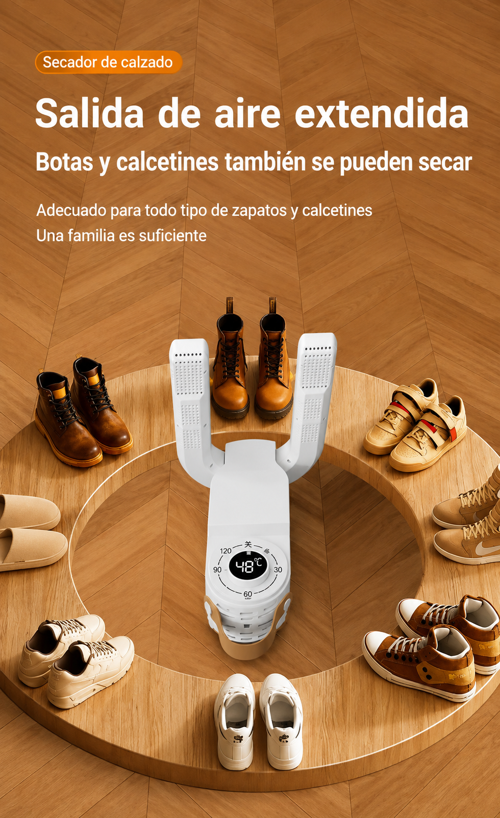# DryStep™ — Secador Inteligente de Calzado