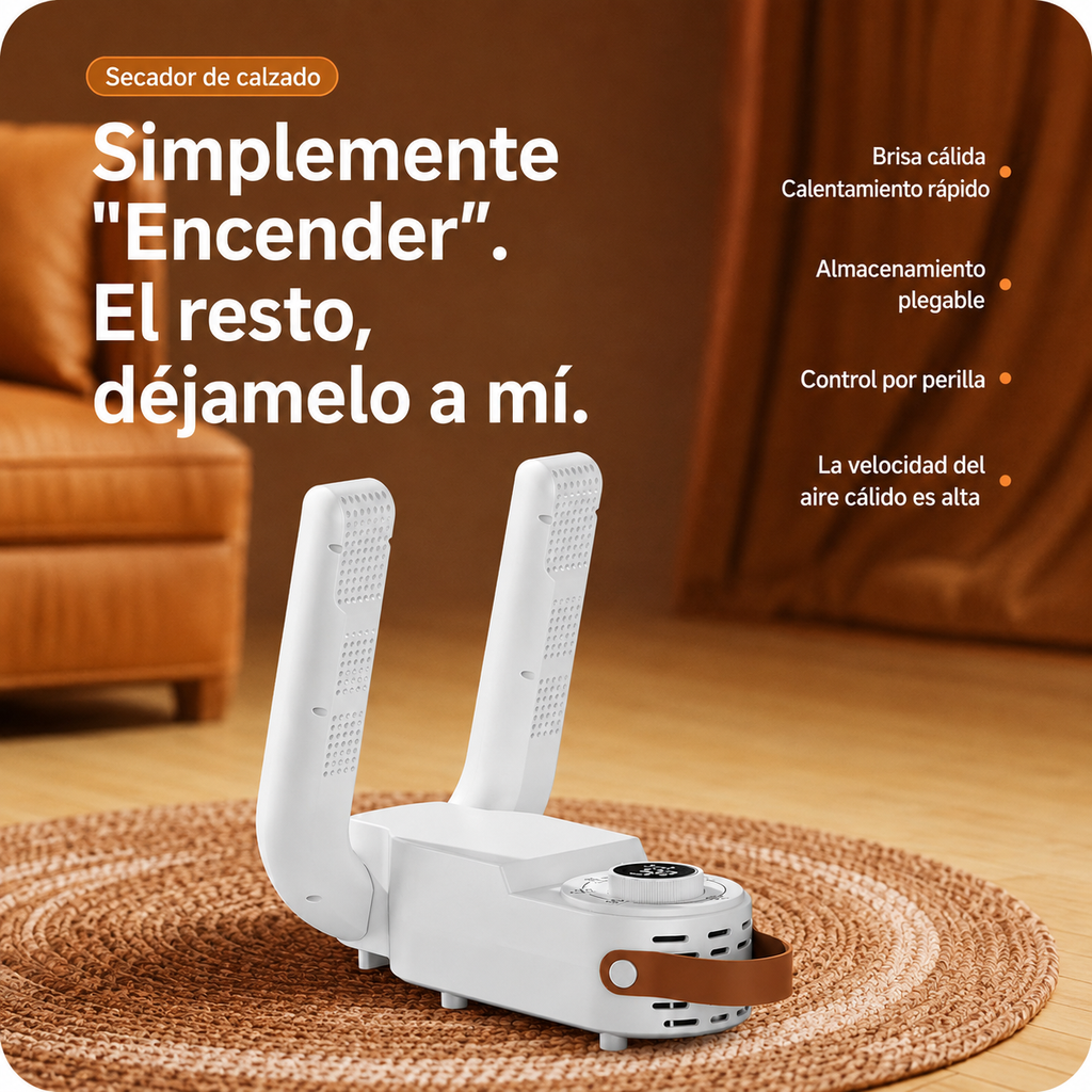 # DryStep™ — Secador Inteligente de Calzado